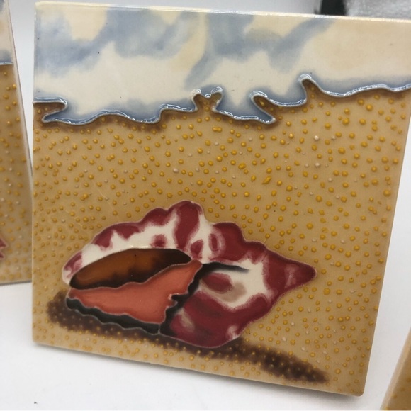 Seashell fine art coasters - Picture 5 of 8